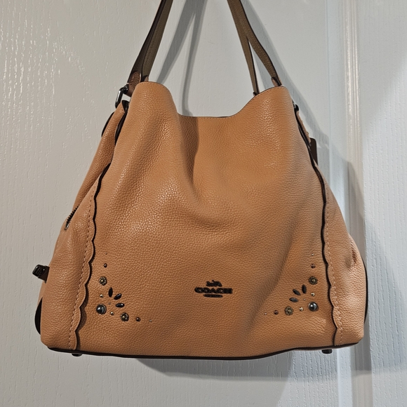 Coach Handbags - Coach Tan Leather Women's Bag